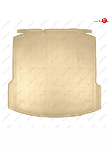 Коврик багажника Norplast Unidec (бежевый) Skoda Rapid MK2 хэтчбэк 5 дв. рестайлинг (2019-2024)
