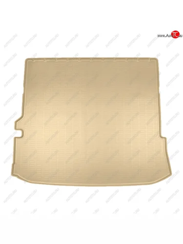 Коврик багажника Norplast Unidec (сложенный 3 ряд) (бежевый) Toyota Highlander XU70 (2020-2025)
