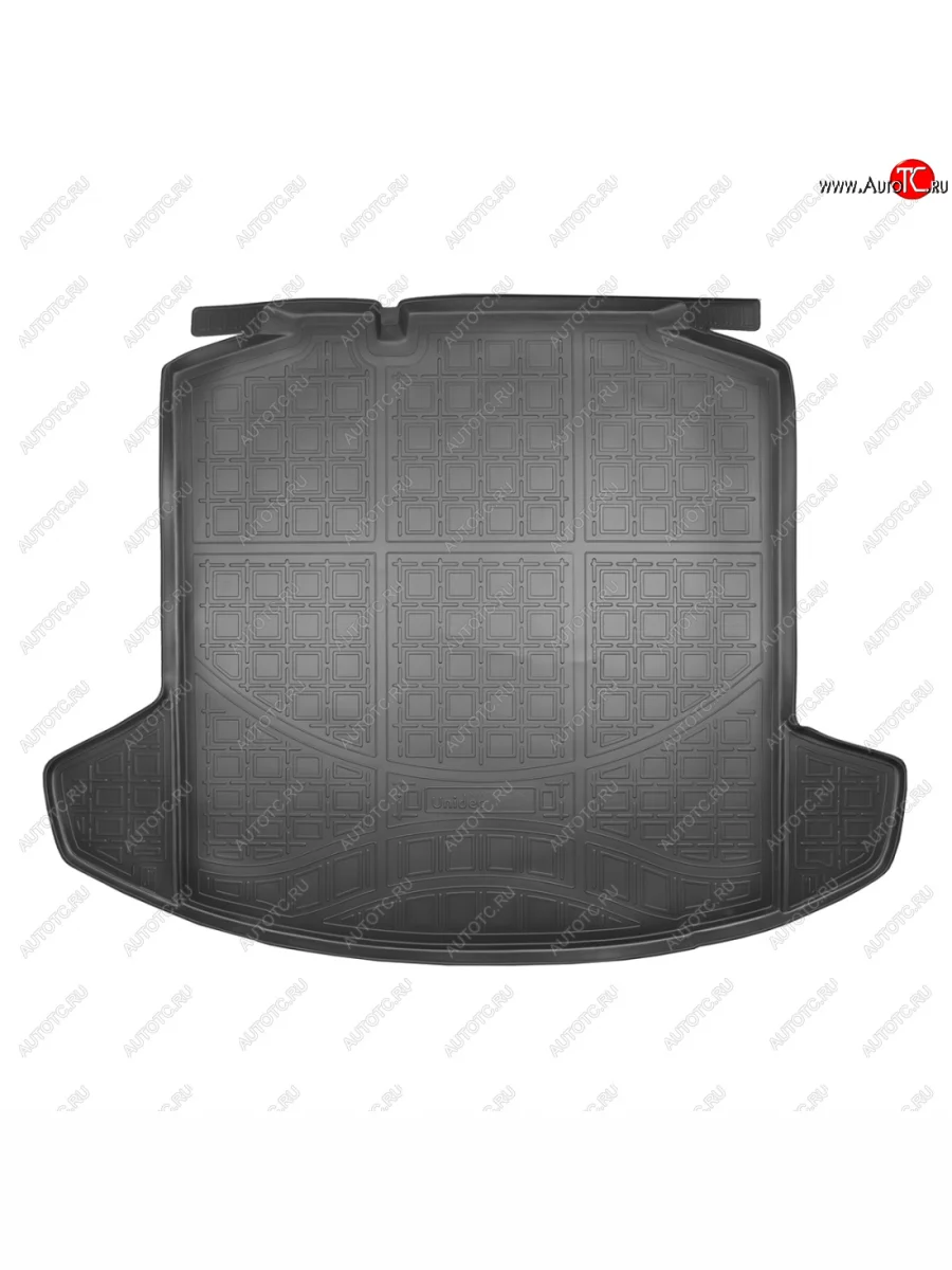 Коврик багажника Norplast Unidec Volkswagen Polo Mk6 лифтбек (2020-2022) (черный)  в Керчи Республика Крым
