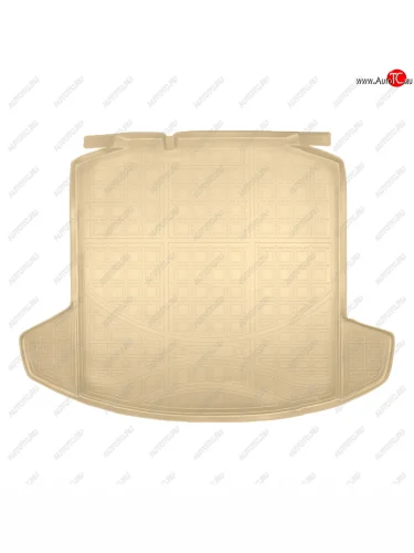 Коврик багажника Norplast Unidec (бежевый) Volkswagen Polo Mk6 лифтбек (2020-2022)