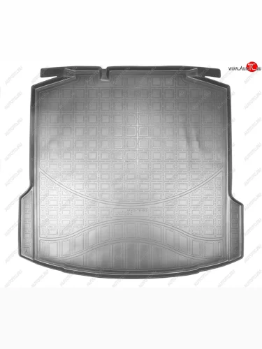 Коврик багажника Norplast Unidec (без ушей) (черный) Volkswagen Polo Mk6 лифтбек (2020-2022)