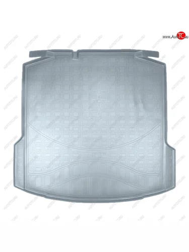 Коврик багажника Norplast Unidec (без ушей) (серый) Volkswagen Polo Mk6 лифтбек (2020-2022)