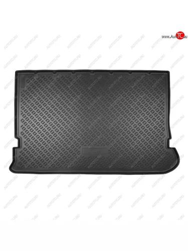 Коврик багажника Norplast Unidec (7 мест, разложенный 3 ряд) (черный) Volkswagen Sharan 7M8 дорестайлинг (1995-2000)