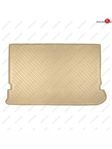 Коврик багажника Norplast Unidec (7 мест, разложенный 3 ряд) (бежевый) Volkswagen Sharan 7M8 дорестайлинг (1995-2000)