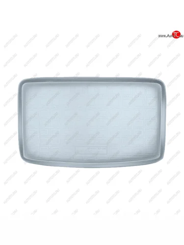 Коврик багажника Norplast Unidec (7 мест разложенный 3-й ряд) (серый) Volkswagen Sharan MK2,7N дорестайлинг (2010-2015)