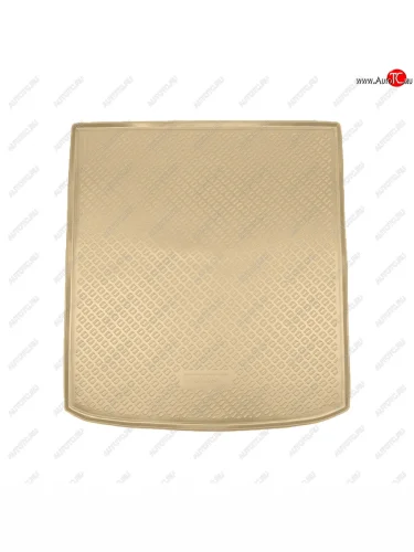 Коврик багажника Norplast Unidec (7 мест, сложенный 3 ряд) (бежевый) Volkswagen Sharan MK2,7N дорестайлинг (2010-2015)