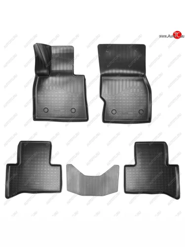 Коврики салона Norplast Unidec (черный) Alfa Romeo Stelvio  949 (2016-2025) дорестайлинг, рестайлинг