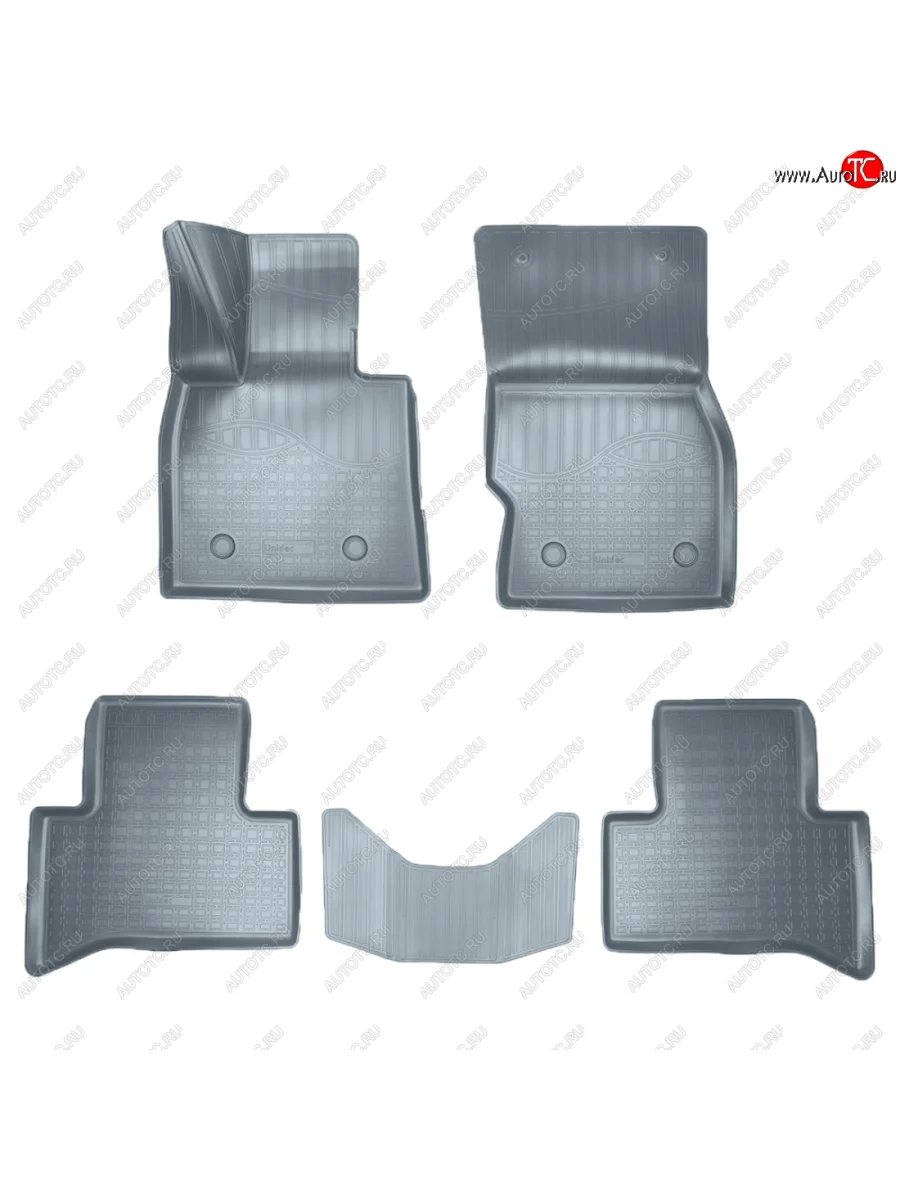 Коврики салона Norplast Unidec Alfa Romeo Stelvio 949 дорестайлинг (2016-2023) (серый)  в Самаре Самарской области