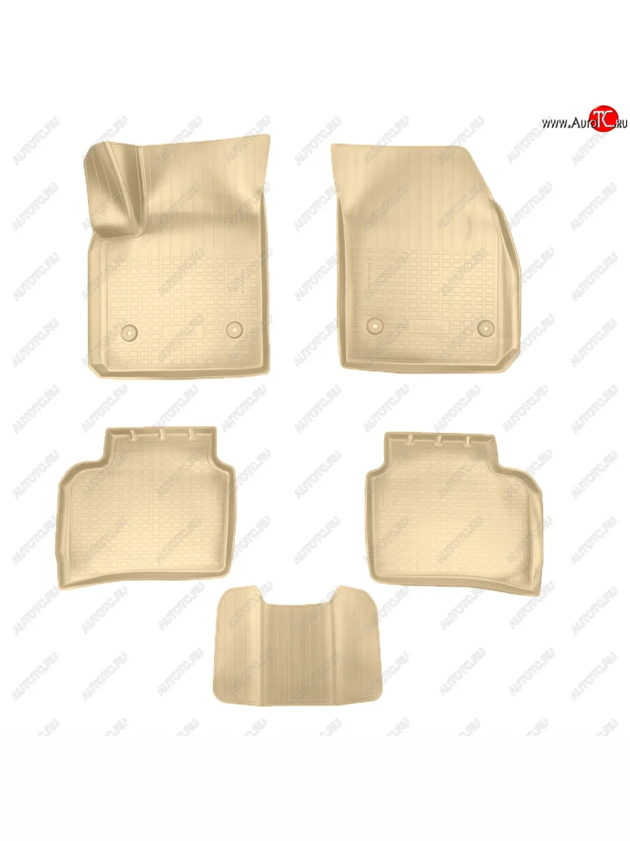 Коврики салона Norplast Unidec Cadillac XT4 дорестайлинг (2018-2023) (бежевые)  в Самаре Самарской области