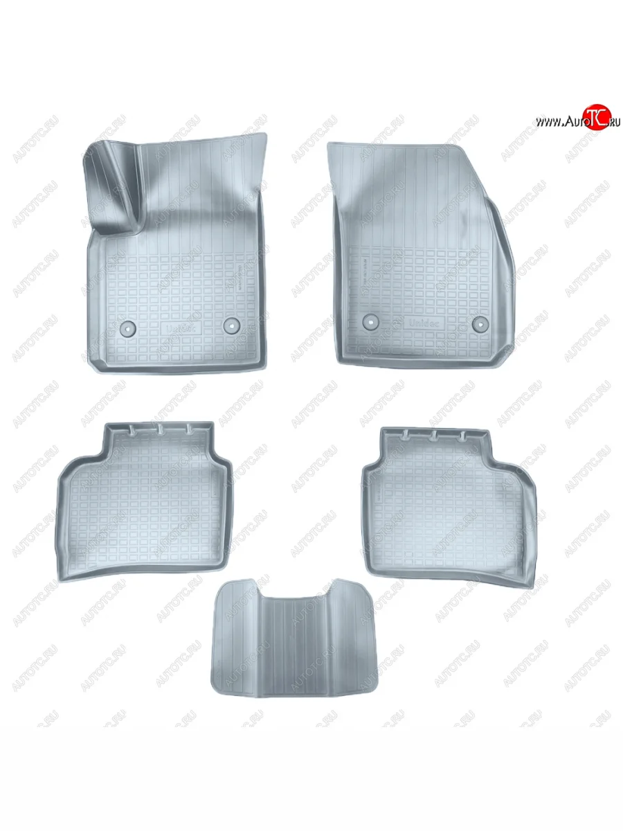 Коврики салона Norplast Unidec Cadillac XT4 дорестайлинг (2018-2023) (серые)  в Самаре Самарской области