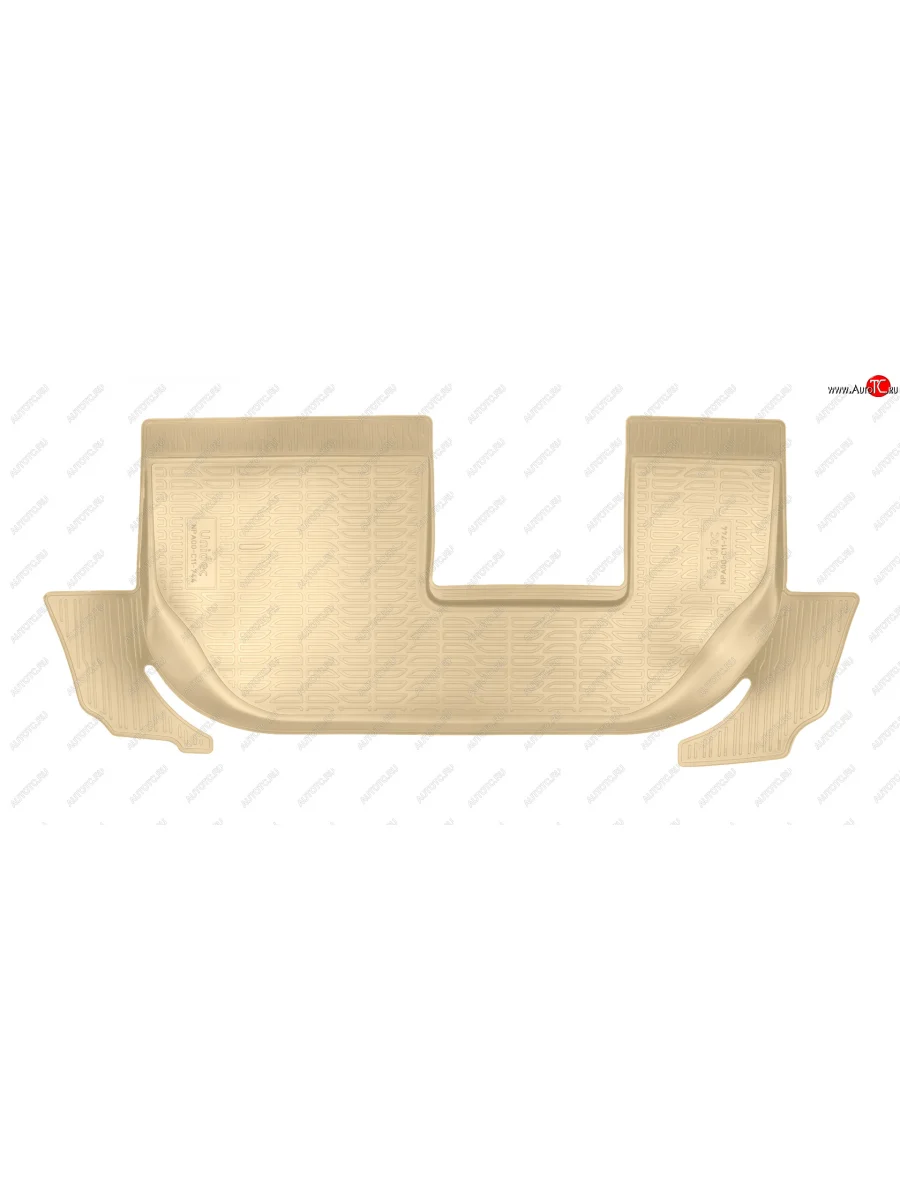 Коврики салона Norplast Unidec (3 ряд) Chery Tiggo 8 (T18) дорестайлинг (2018-2022) (бежевый)  с доставкой в г. Пермь