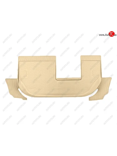 Коврики салона Norplast Unidec (3 ряд) (бежевый) Chery Tiggo 8 PRO (2021-2025)