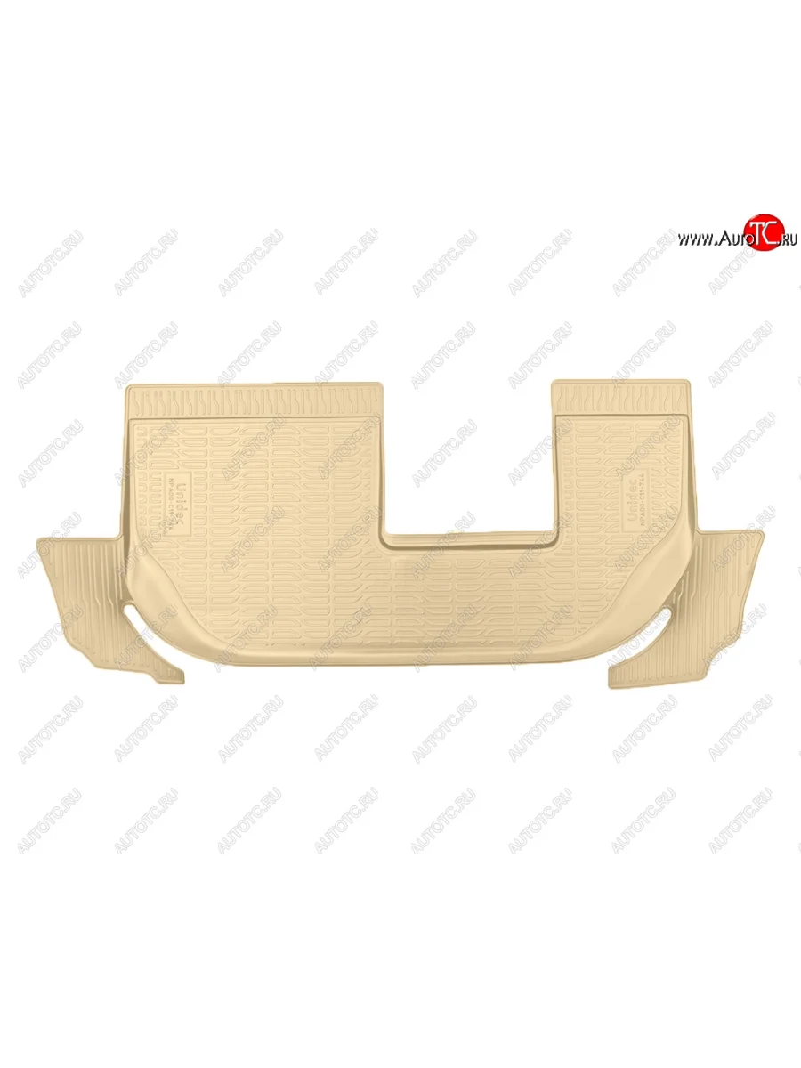 Коврики салона Norplast Unidec (3 ряд) Chery Tiggo 8 PRO (2021-2025) (бежевый)  в Керчи Республика Крым