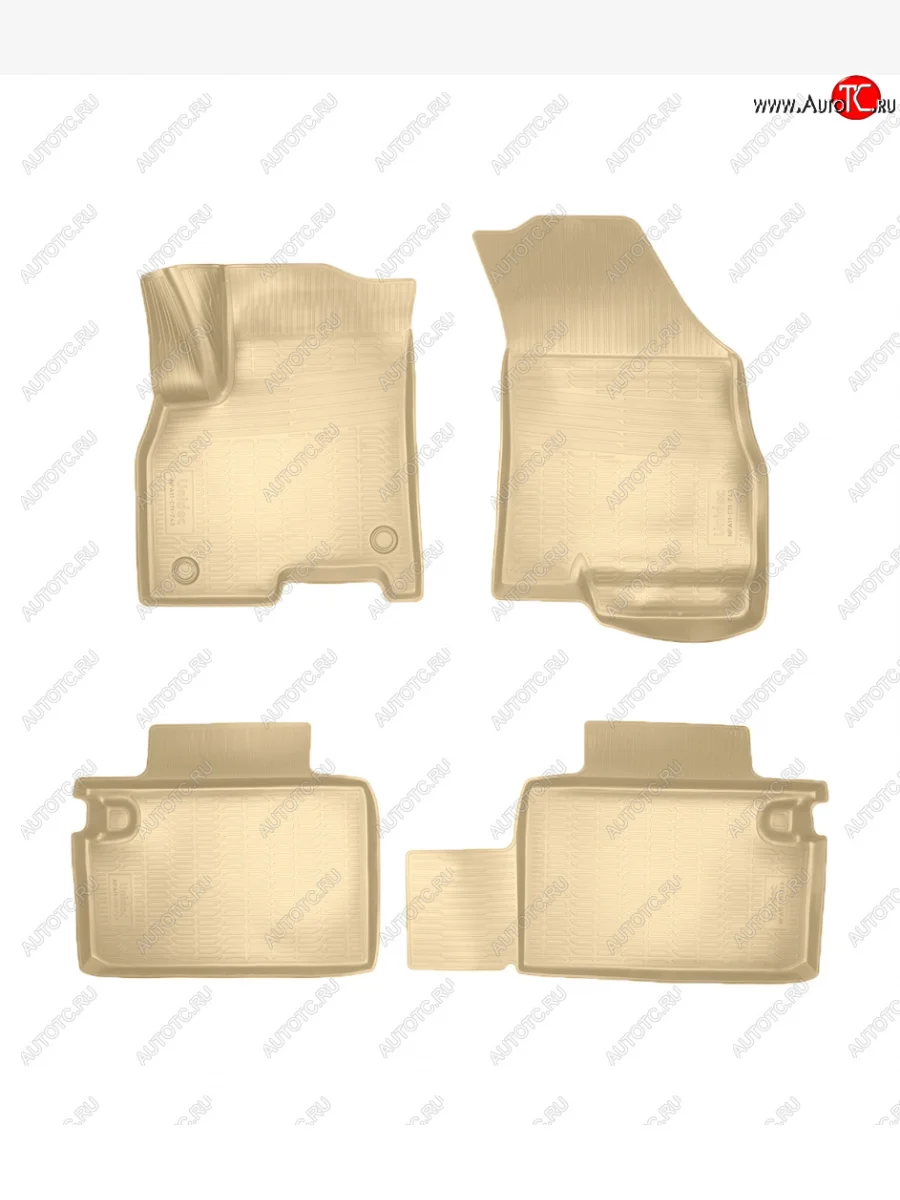 Коврики салона Norplast Unidec Chery Tiggo 8 PRO (2021-2025) (бежевые)  в Керчи Республика Крым