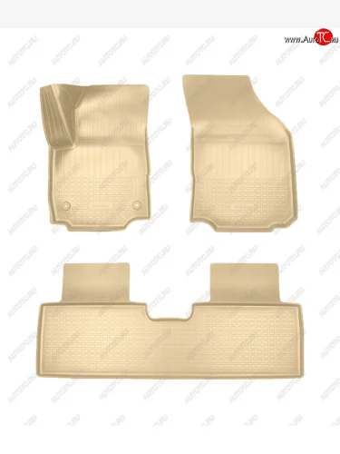 Коврики салона Norplast Unidec (бежевые) Chevrolet Equinox дорестайлинг (2016-2021)