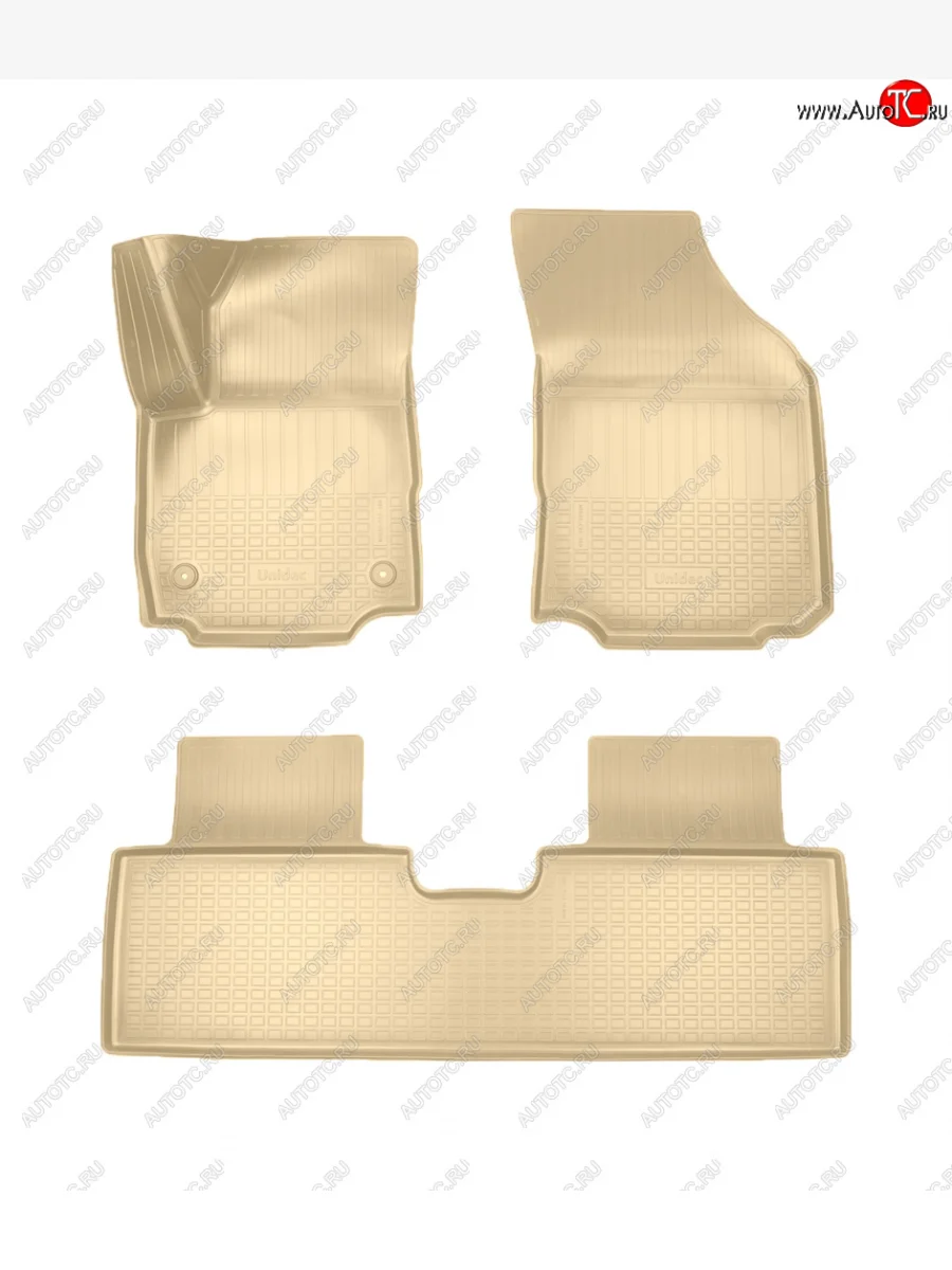 Коврики салона Norplast Unidec Chevrolet Equinox дорестайлинг (2016-2021) (бежевые)  в Самаре Самарской области