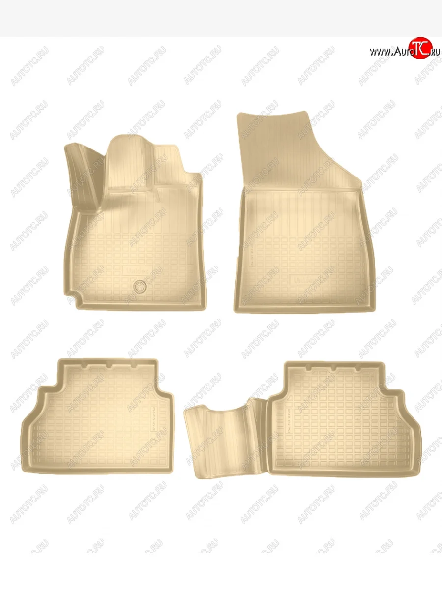 Коврики салона Norplast Unidec  Chevrolet Tracker (2019-2022) (бежевые)  в Самаре Самарской области