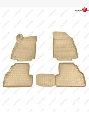 Коврики салона Norplast Unidec (бежевые) Chevrolet Tracker (2013-2015)