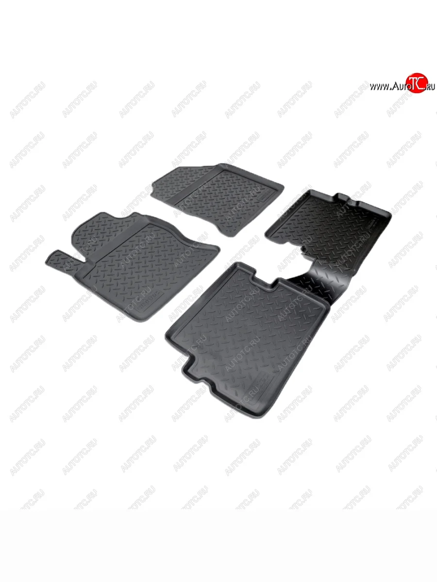 Коврики салона Norplast Unidec Ford Focus 1 хэтчбэк 3 дв. дорестайлинг (1998-2002) (черыне)  с доставкой в г. Керчь