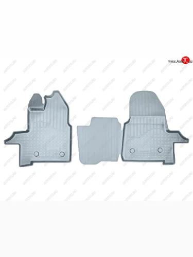 Коврики салона Norplast Unidec (серые) Ford Transit 4  рестайлинг (2020-2025)