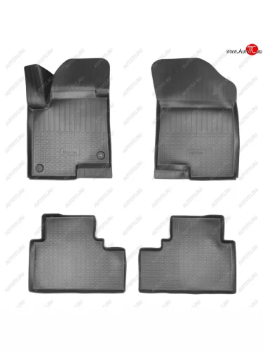 Коврики салона Norplast Unidec (черные) Haval Jolion дорестайлинг (2020-2024)