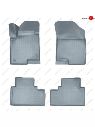 Коврики салона Norplast Unidec (монопривод) (серые) Haval Jolion дорестайлинг (2020-2024)