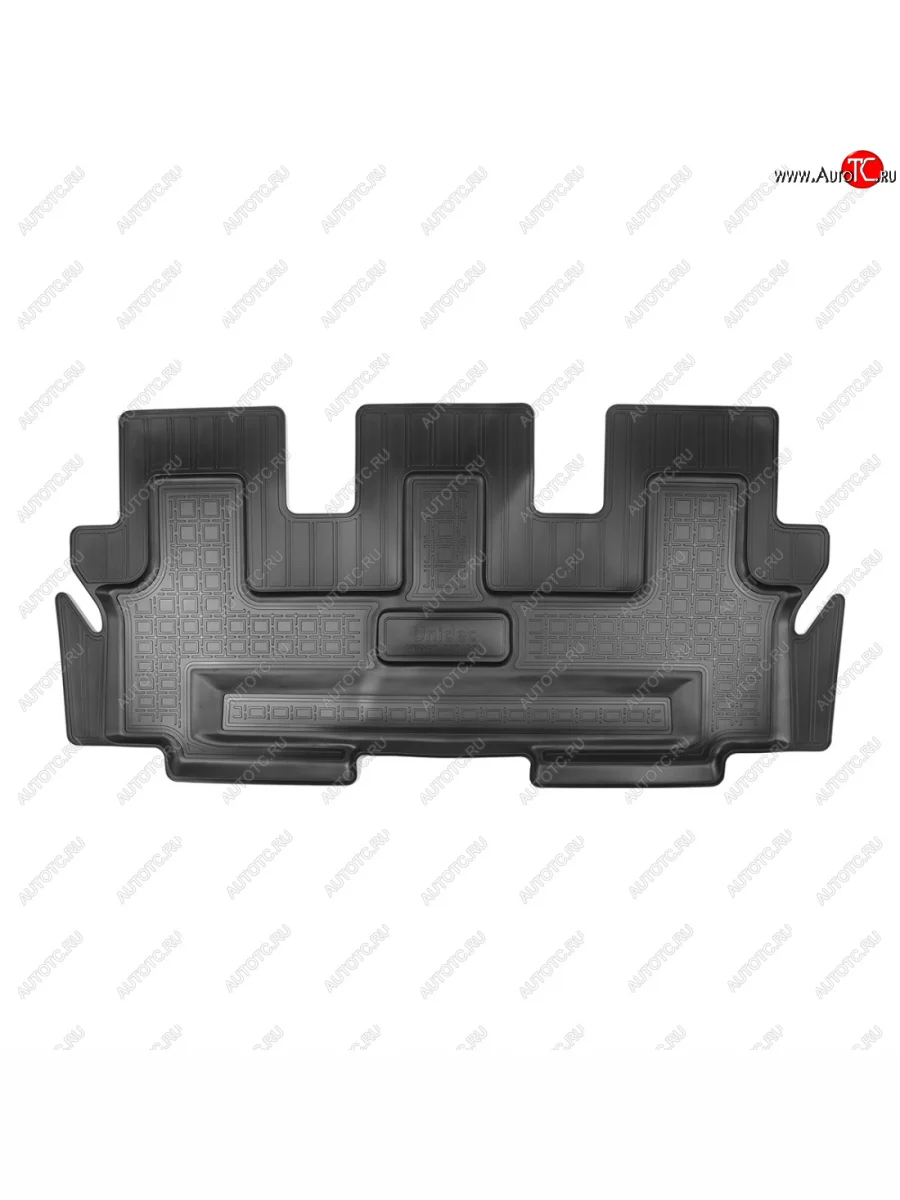 Коврики салона 3 ряд Norplast Unidec Haval H9 1-ый рестайлинг (2017-2019) (черный)  в Самаре Самарской области
