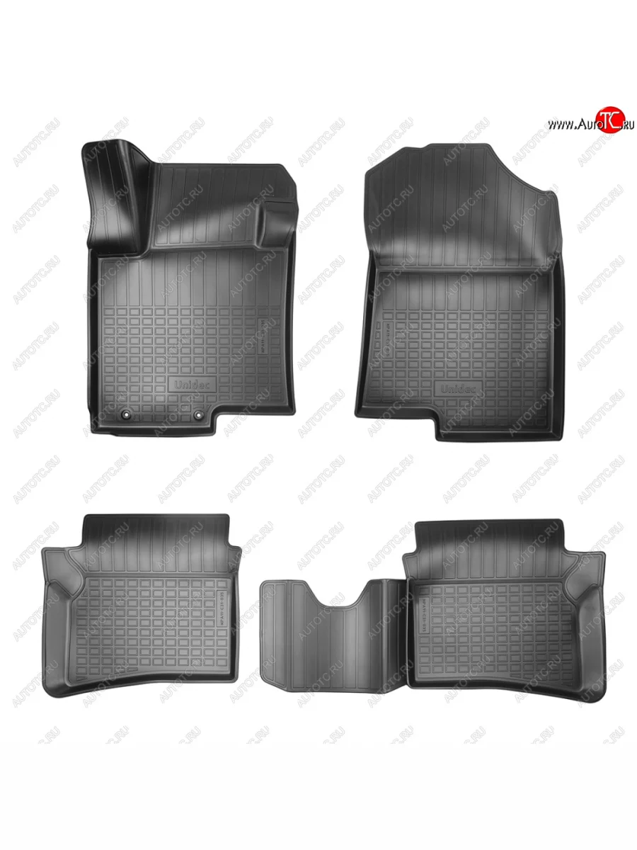 Коврики салона Norplast Unidec Hyundai Bayon BC3 (2021-2025) (черные)  в Керчи Республика Крым