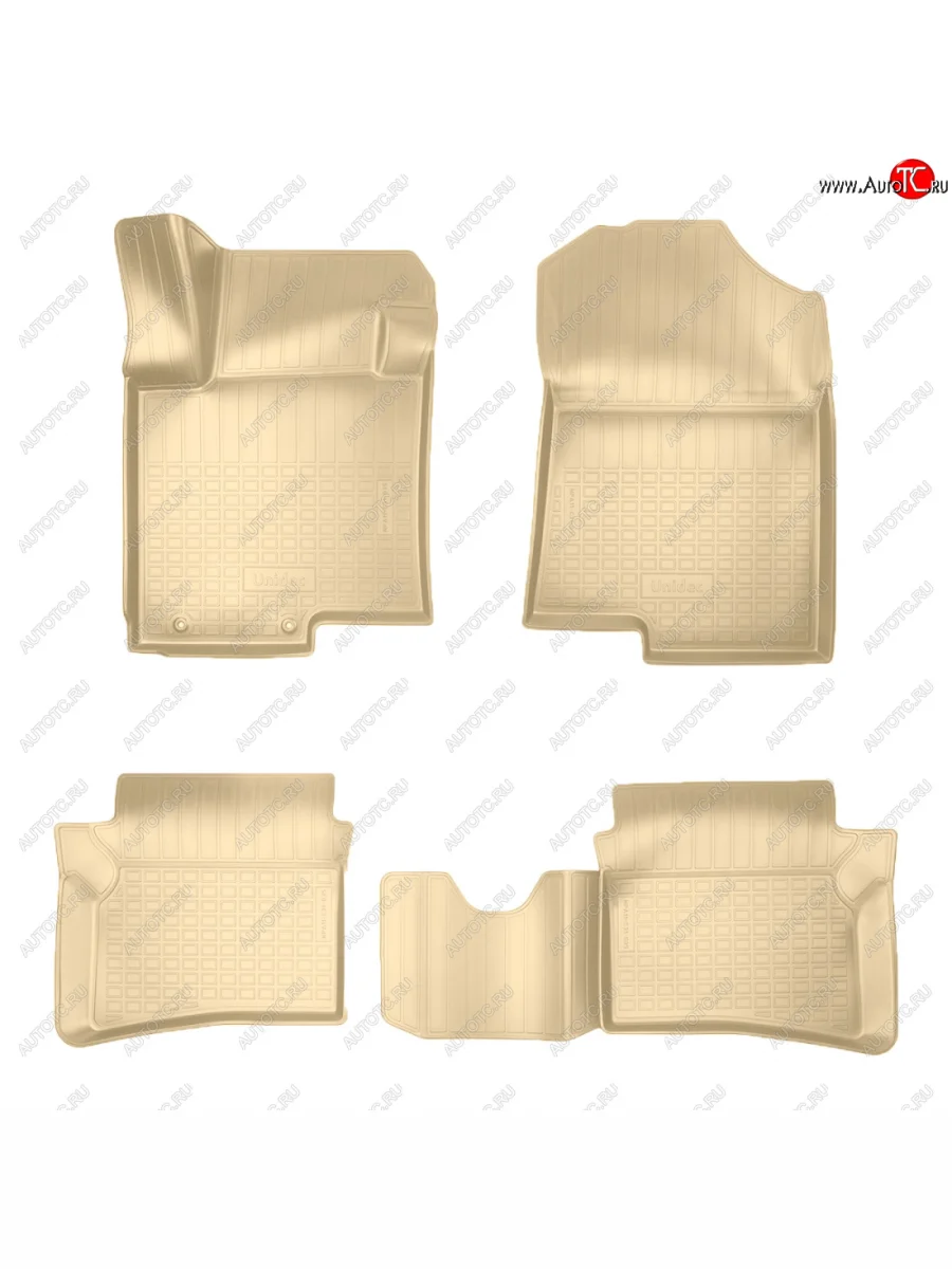Коврики салона Norplast Unidec Hyundai Bayon BC3 (2021-2025) (бежевые)  в Керчи Республика Крым