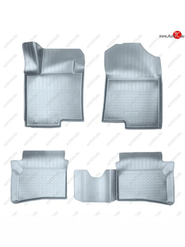 Коврики салона Norplast Unidec (серые) Hyundai Bayon BC3 (2021-2025)