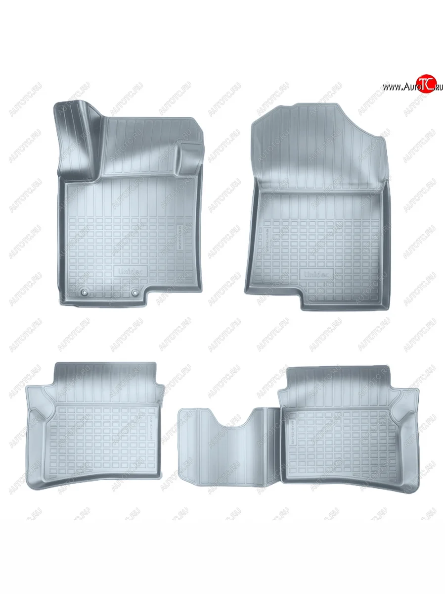 Коврики салона Norplast Unidec Hyundai Bayon BC3 (2021-2025) (серые)  в Керчи Республика Крым