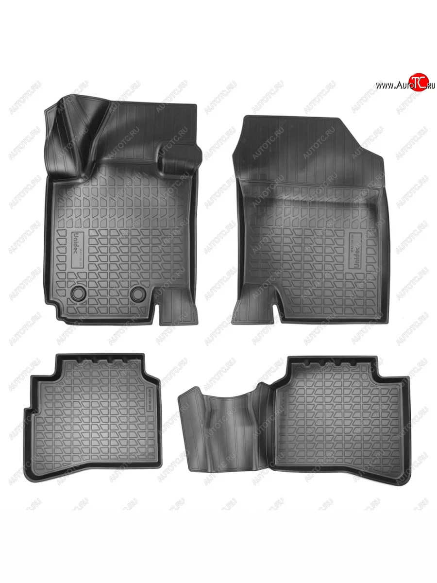 Коврики салона Norplast Unidec JAC JS4 (2021-2025) (черные)  в Керчи Республика Крым