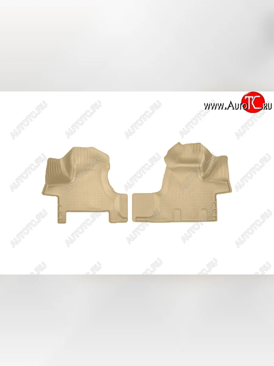 Коврики салона Norplast Unidec JAC Sunray LC6T32 автобус (2020-2025) (бежевые)  в Керчи Республика Крым