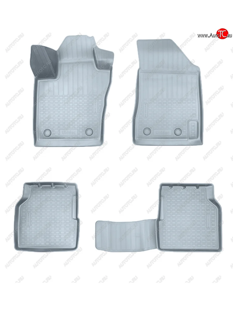 Коврики салона Norplast Unidec Jeep Compass MP дорестайлинг (2016-2022) (серые)  в Перми Пермском крае