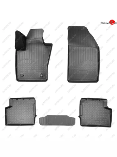 Коврики салона Norplast Unidec (черные) Jeep Renegade 1 BU дорестайлинг (2014-2020)