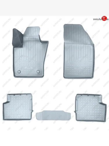 Коврики салона Norplast Unidec (серые) Jeep Renegade 1 BU дорестайлинг (2014-2020)