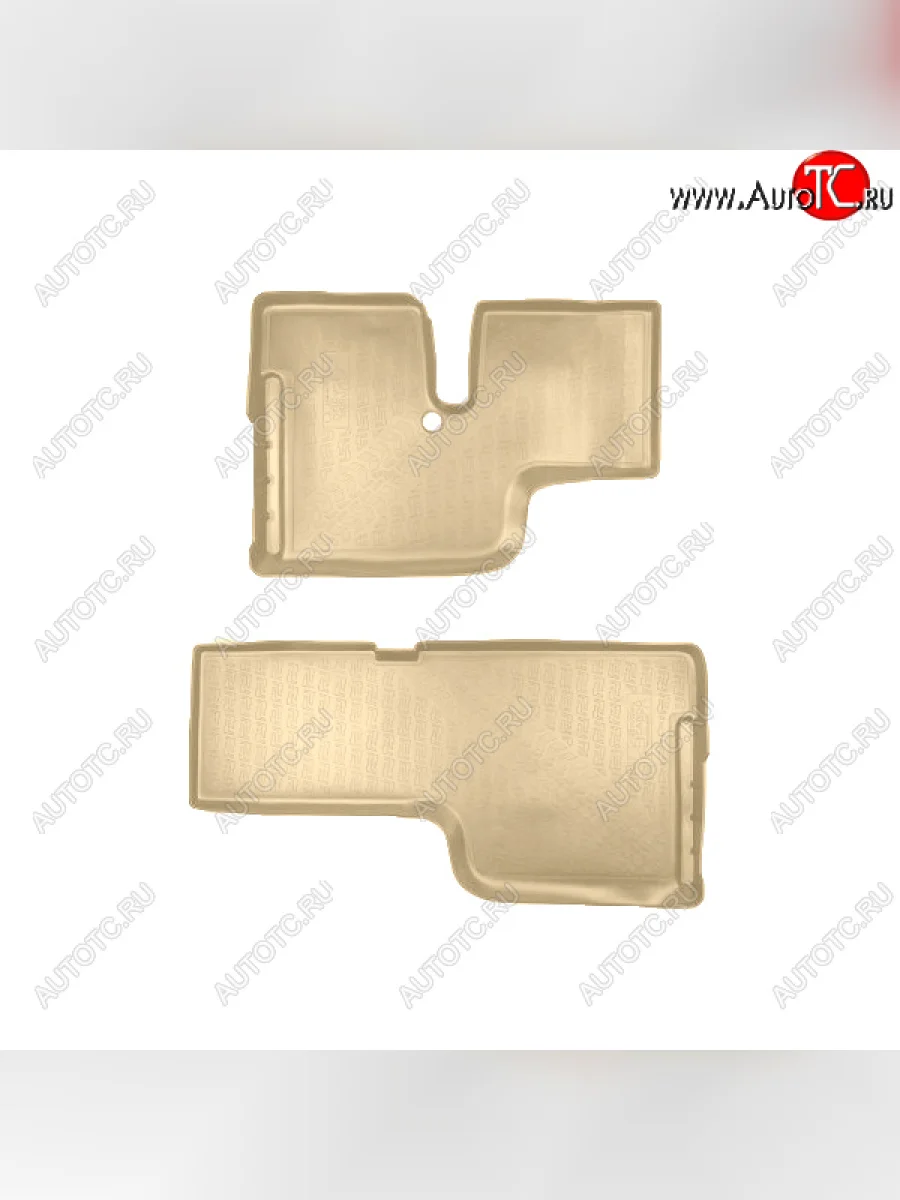 Коврики салона Norplast Unidec (классическая кабина) КамАЗ 53605 рестайлинг (2010-2025) (бежевые)  в Воронеже Воронежской области