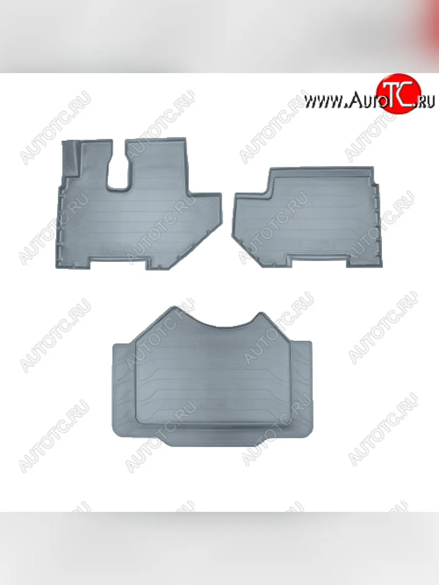 Коврики салона Norplast Unidec КамАЗ 54901 (2017-2025) (серые)  в Перми Пермском крае