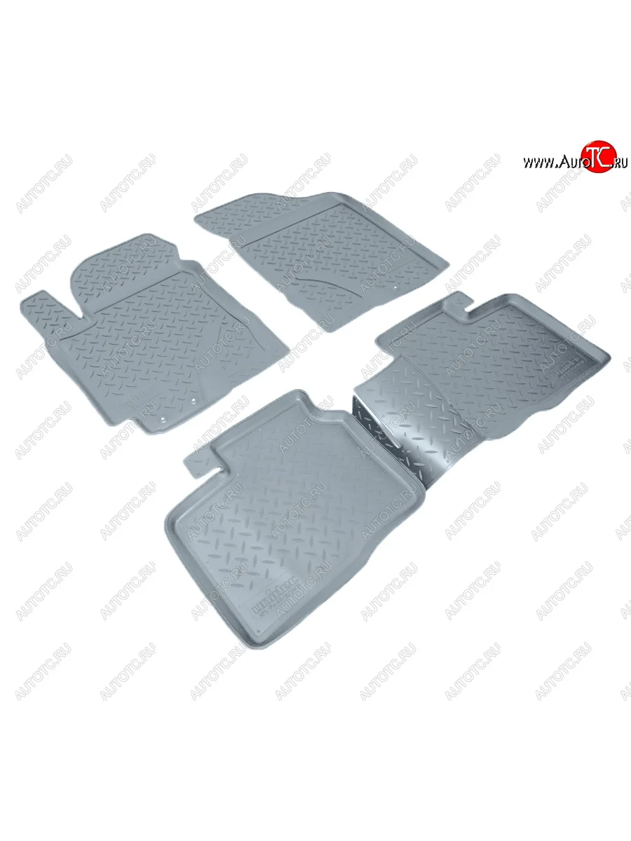 Коврики салона Norplast Unidec KIA Cerato 2 TD седан (2008-2013) (серые)  в Самаре Самарской области