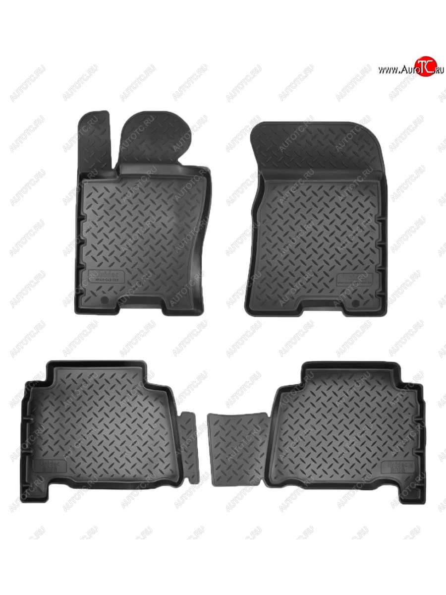 Коврики салона Norplast Unidec (5 мест) KIA Mohave HM рестайлинг (2017-2020) (черные)  в Керчи Республика Крым