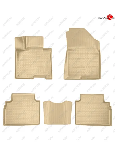 Коврики салона Norplast Unidec (бежевые) KIA Sportage  5 NQ5 (2021-2025)