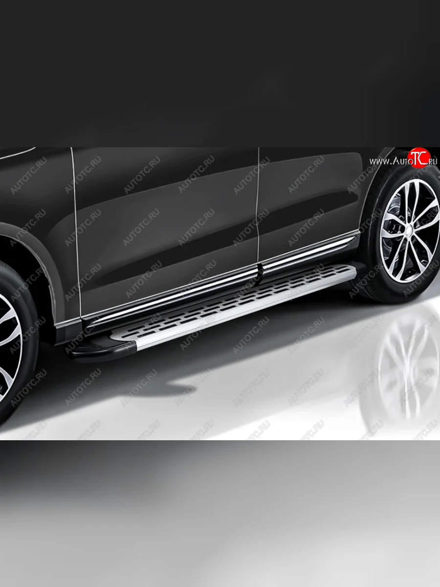 Порожки для ног Slitkoff Premium Mercedes-Benz Vito W639 дорестайлинг (2003-2010) (Silver)  в Керчи Республика Крым