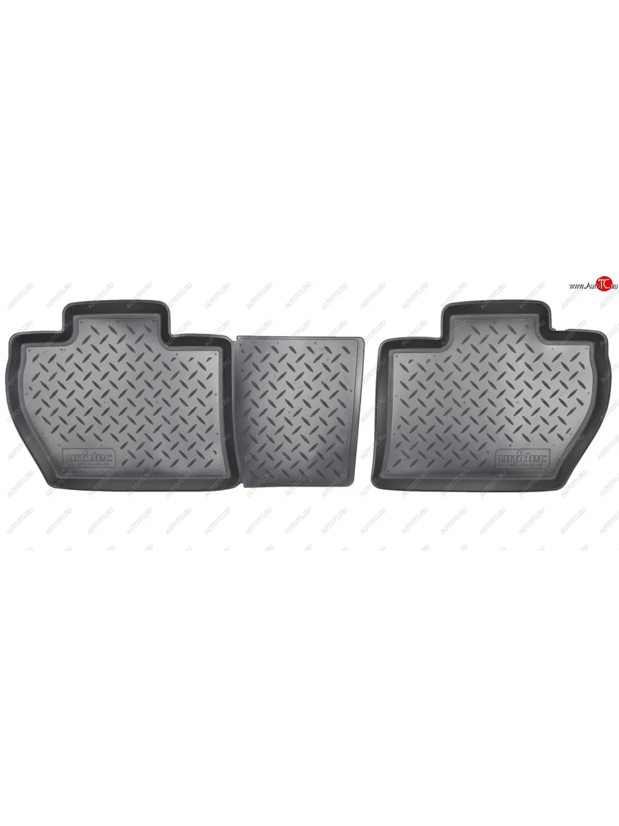 Коврики салона Norplast Unidec (задние)  Peugeot Partner (2008-2018) Tepee (черные)  в Самаре Самарской области