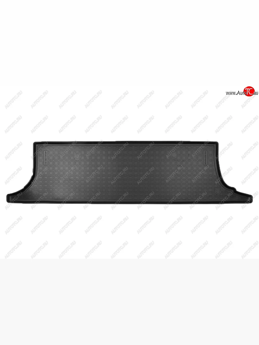 Коврики салона Norplast Unidec (3 ряд) Seat Alhambra 7M дорестайлинг (1996-2000) (черный)  в Перми Пермском крае