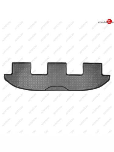 Коврики салона Norplast Unidec (3 ряд) (черный) Seat Alhambra 7N дорестайлинг (2010-2015)