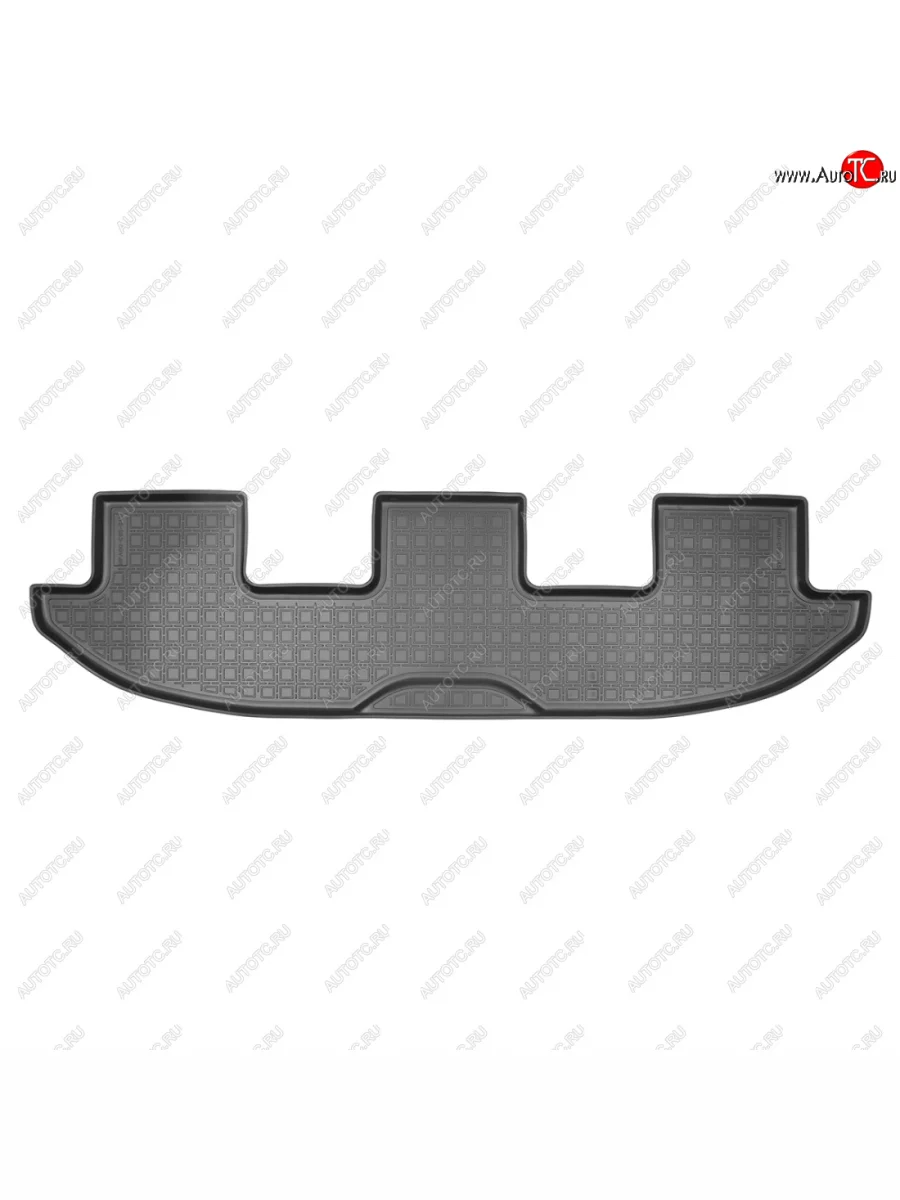 Коврики салона Norplast Unidec (3 ряд) Seat Alhambra 7N дорестайлинг (2010-2015) (черный)  с доставкой в г. Пермь