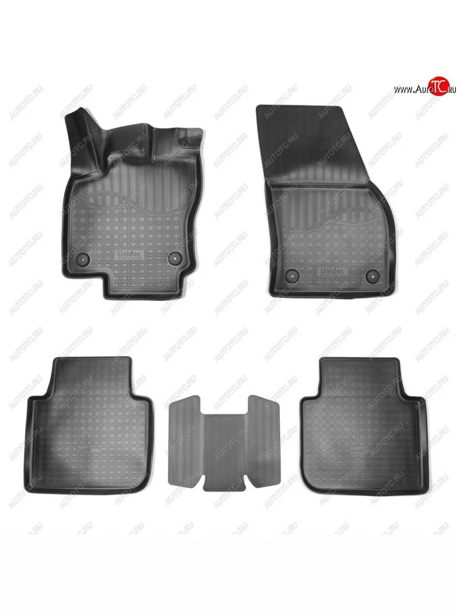 Коврики салона Norplast Unidec Seat Tarraco KN2 (2018-2025) (черные)  с доставкой в г. Керчь