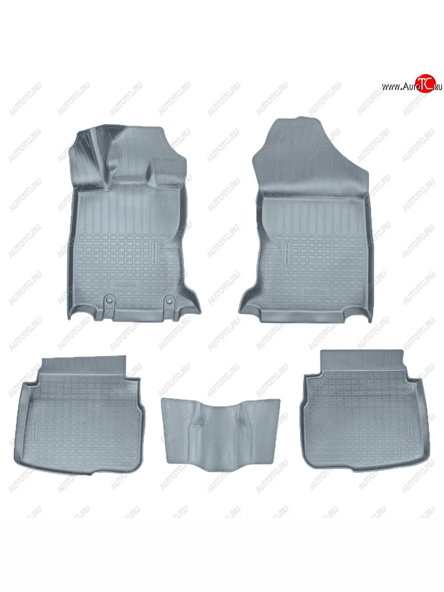 Коврики салона Norplast Unidec  Subaru Outback (2019-2025) BT (серые)  в Самаре Самарской области