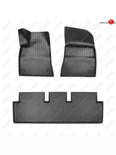 Коврики салона Norplast Unidec (черные) Tesla Model 3 (2017-2025)