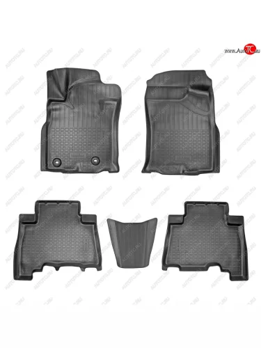 Коврики салона Norplast Unidec (черные) Toyota Land Cruiser Prado J150 1-ый рестайлинг (2013-2017)